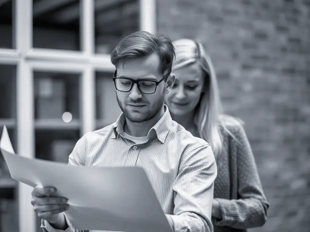 Two professionals working on probate valuation near Leicester